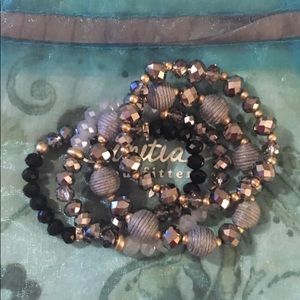 5 Separate Stretch Bracelets